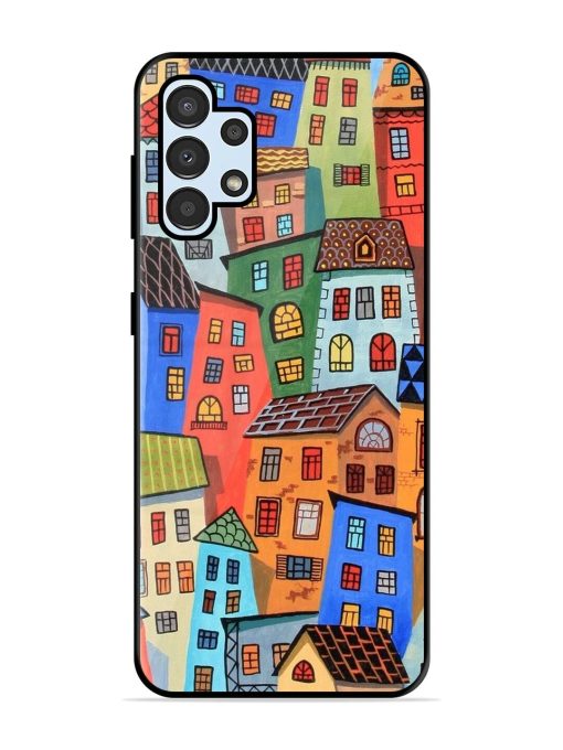 Rainbow House Glossy Soft Edge Case for Samsung Galaxy A32 (4G) Chachhi