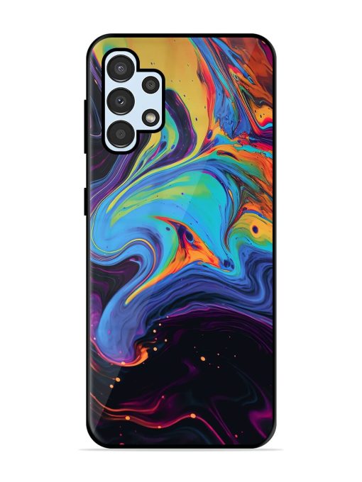 Liquid Dreamscape Glossy Soft Edge Case for Samsung Galaxy A32 (4G) Chachhi