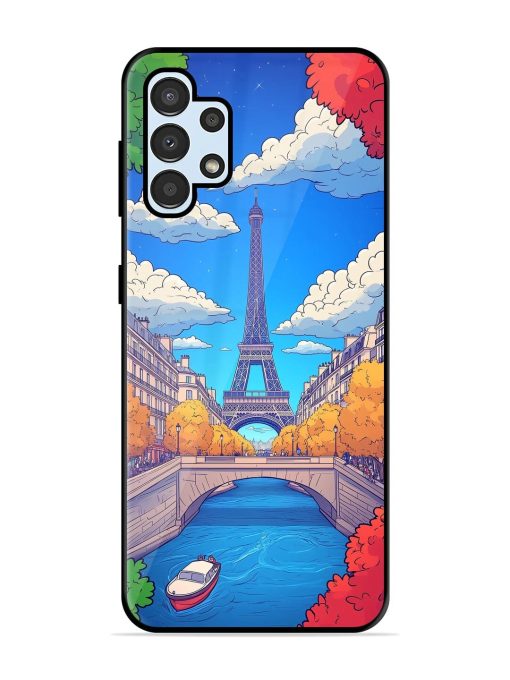 Parisian Panorama Glossy Soft Edge Case for Samsung Galaxy A32 (4G) Chachhi