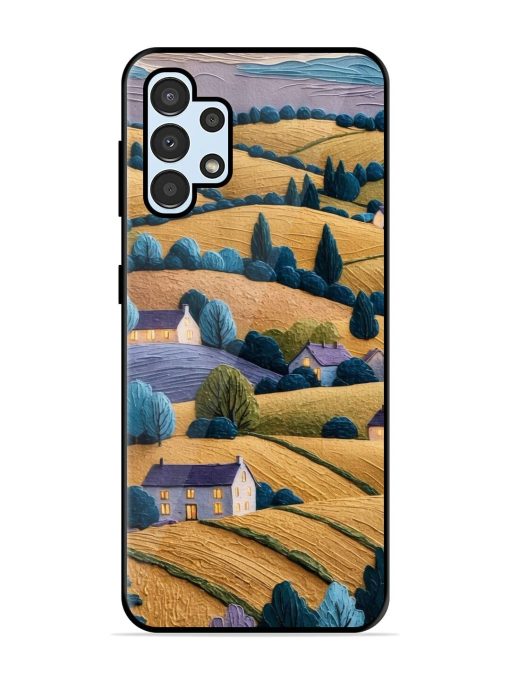 Rolling Hilltop Haven Glossy Soft Edge Case for Samsung Galaxy A32 (4G) Chachhi