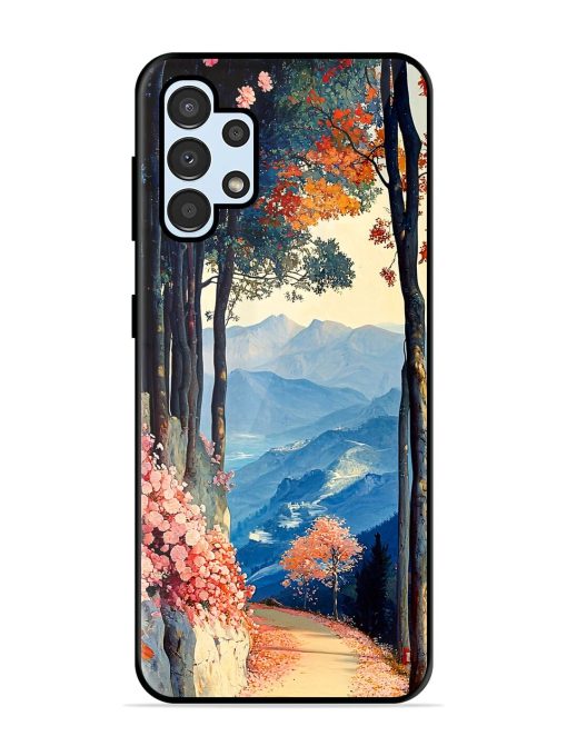 Mountainside Serenity Glossy Soft Edge Case for Samsung Galaxy A32 (4G) Chachhi