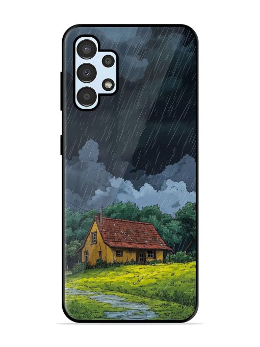 Rainy Day Retreat Glossy Soft Edge Case for Samsung Galaxy A32 (4G) Chachhi