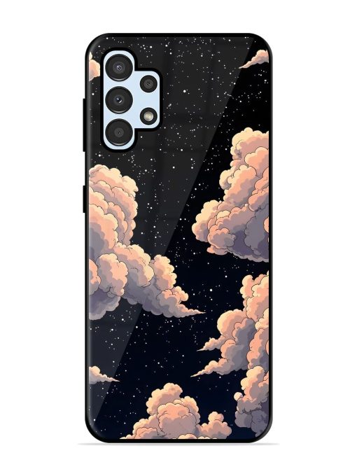 Starry Night Dreams Glossy Soft Edge Case for Samsung Galaxy A32 (4G) Chachhi