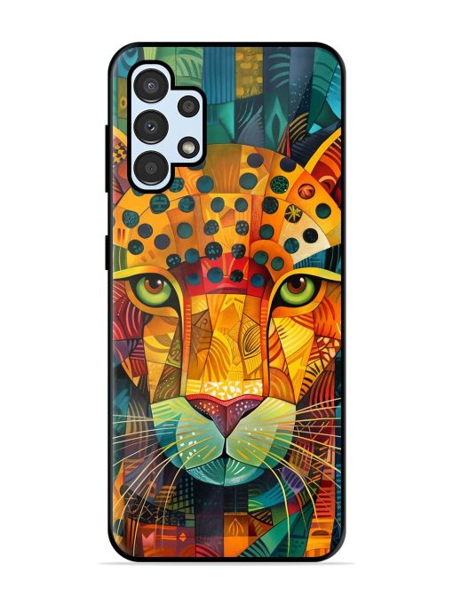 Mosaic Majesty Glossy Soft Edge Case for Samsung Galaxy A32 (4G) Chachhi