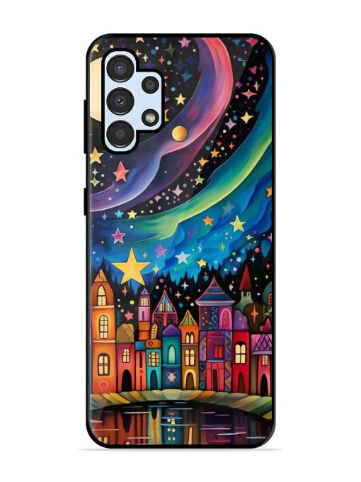 Starlit Village Glossy Soft Edge Case for Samsung Galaxy A32 (4G) Chachhi