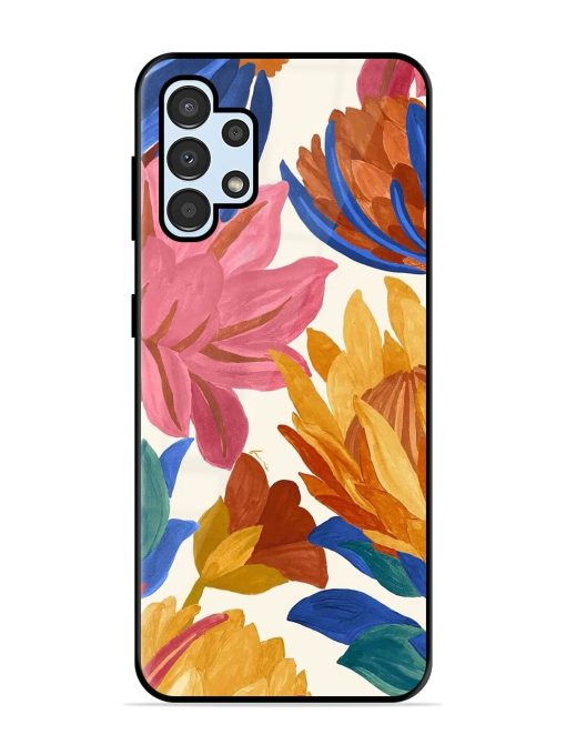 Blooming Tapestry Glossy Soft Edge Case for Samsung Galaxy A32 (4G) Chachhi