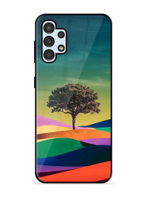 Rainbow'S Lone Sentinel Glossy Soft Edge Case for Samsung Galaxy A32 (4G) Chachhi