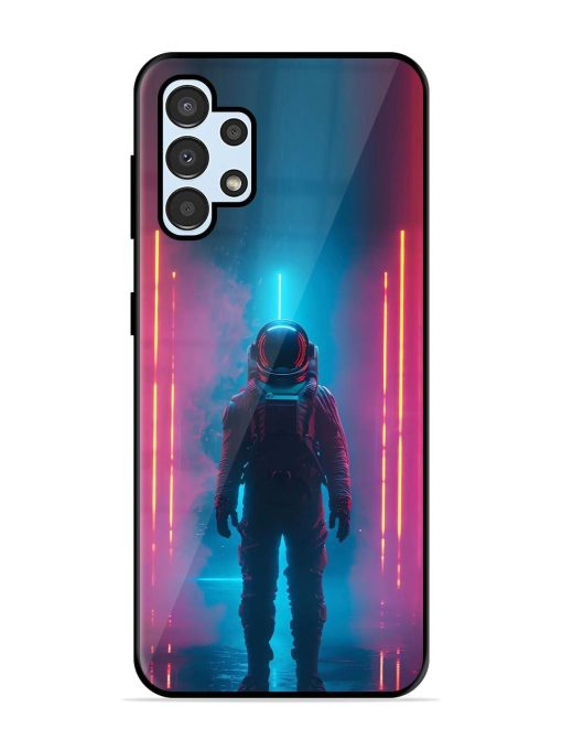 Neon Astronaut Glossy Soft Edge Case for Samsung Galaxy A32 (4G) Chachhi