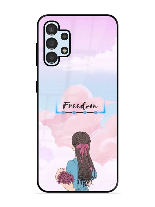 Skyward Dreams Glossy Soft Edge Case for Samsung Galaxy A32 (4G) Chachhi