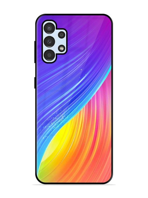 Neon Swirl Glossy Soft Edge Case for Samsung Galaxy A32 (4G) Chachhi