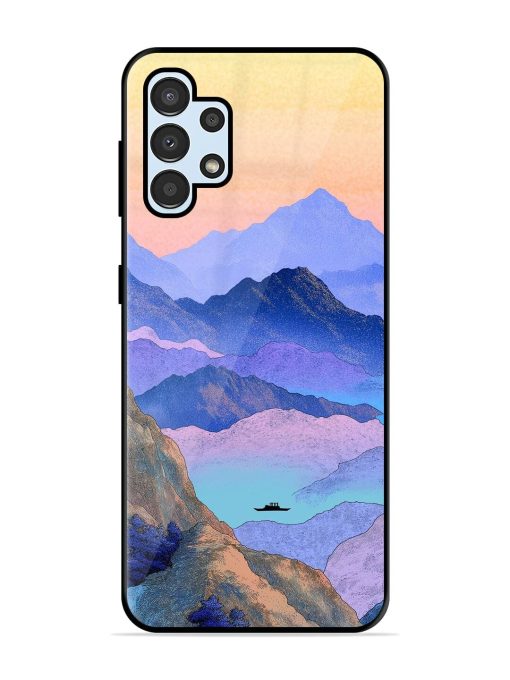 Mountain Mist Glossy Soft Edge Case for Samsung Galaxy A32 (4G) Chachhi