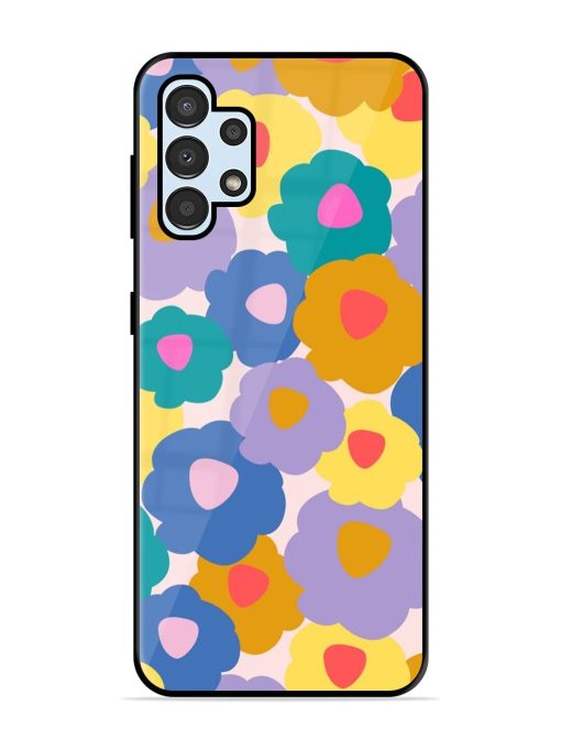 Flower Power Glossy Soft Edge Case for Samsung Galaxy A32 (4G) Chachhi