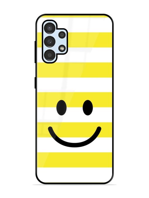 Smiling Stripes Glossy Soft Edge Case for Samsung Galaxy A32 (4G) Chachhi