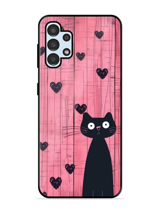 Feline Valentine'S Day Glossy Soft Edge Case for Samsung Galaxy A32 (4G) Chachhi