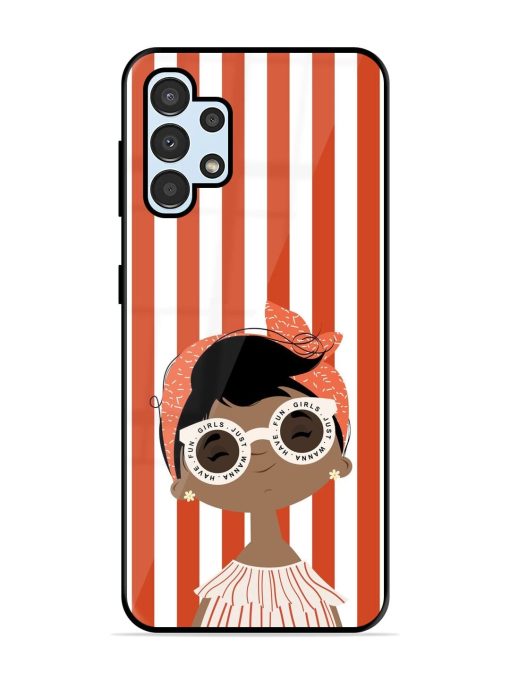 Girls Just Wanna Have Fun Glossy Soft Edge Case for Samsung Galaxy A32 (4G) Chachhi