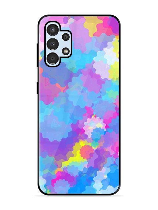 Psychedelic Cloud Burst Glossy Soft Edge Case for Samsung Galaxy A32 (4G) Chachhi