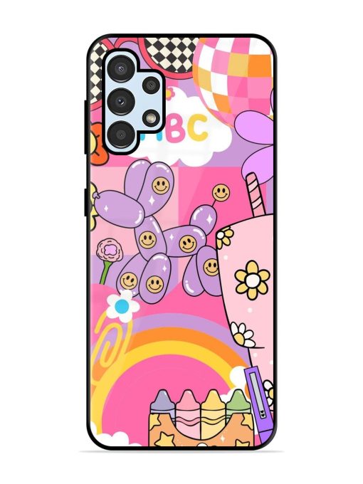 Whimsical Y2K Chaos Glossy Soft Edge Case for Samsung Galaxy A32 (4G) Chachhi