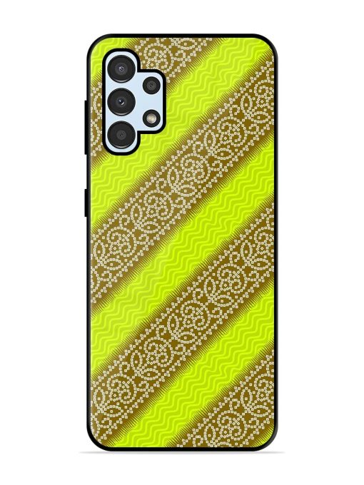 Golden Bandana Bliss Glossy Soft Edge Case for Samsung Galaxy A32 (4G) Chachhi