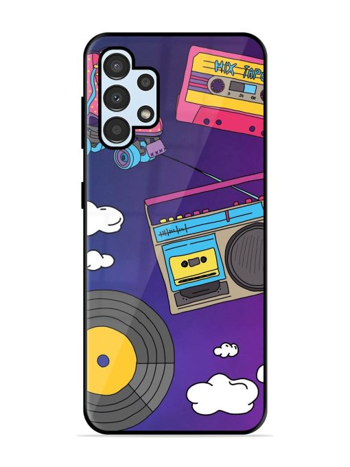 Retro Vibes Glossy Soft Edge Case for Samsung Galaxy A32 (4G) Chachhi