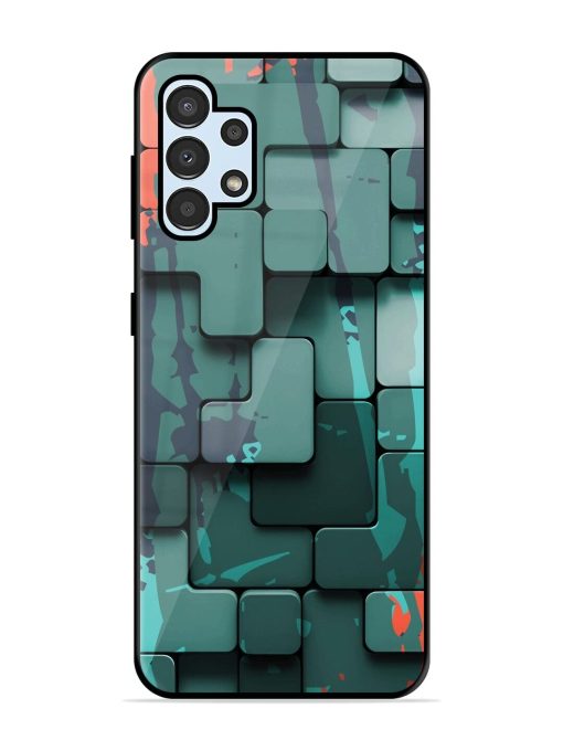 Abstract Geometric Mosaic Glossy Soft Edge Case for Samsung Galaxy A32 (4G) Chachhi