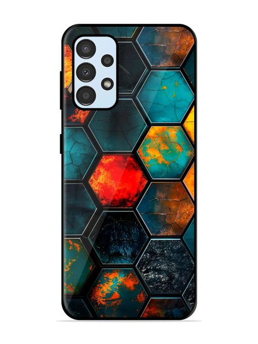 Hexagon Hive Glossy Soft Edge Case for Samsung Galaxy A33 (5G) Chachhi