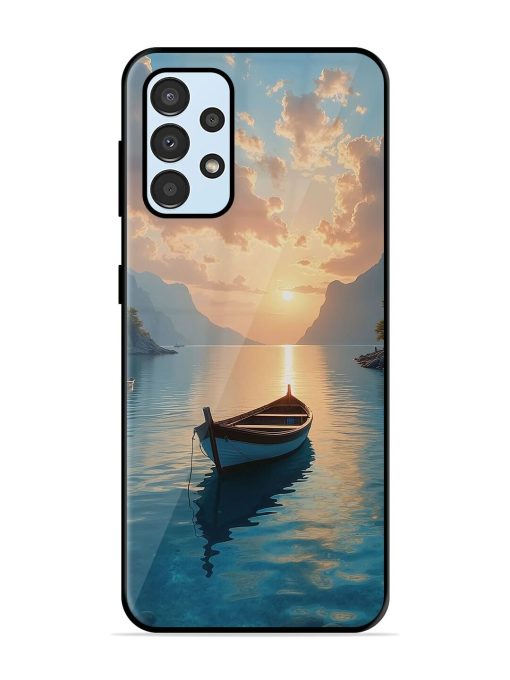 Serene Sunset Glossy Soft Edge Case for Samsung Galaxy A33 (5G) Chachhi