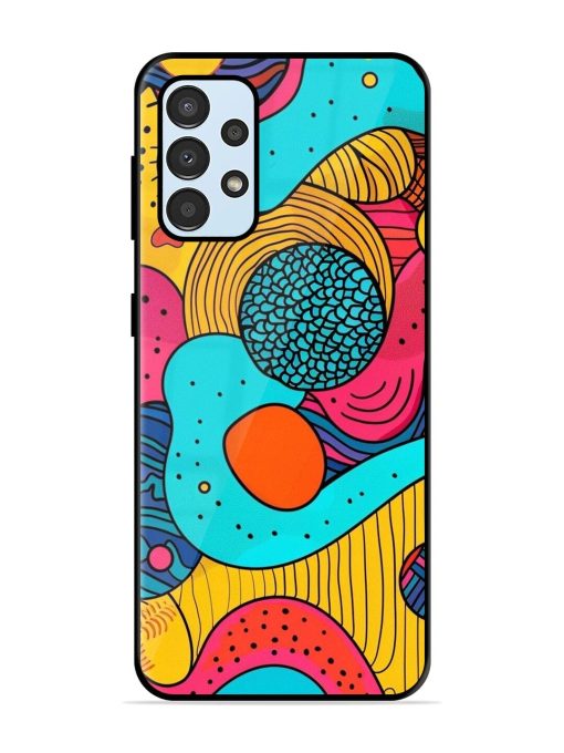 Psychedelic Patterns Glossy Soft Edge Case for Samsung Galaxy A33 (5G) Chachhi