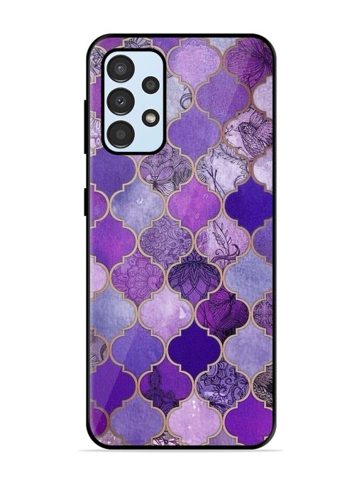 Purple Mosaic Magic Glossy Soft Edge Case for Samsung Galaxy A33 (5G)