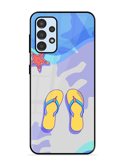 Sandy Toes And Salty Seas Glossy Soft Edge Case for Samsung Galaxy A33 (5G) Chachhi