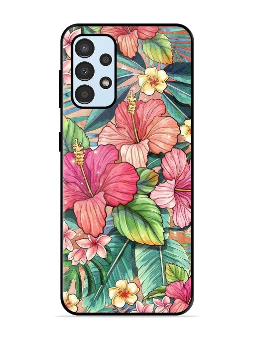 Tropical Tapestry Glossy Soft Edge Case for Samsung Galaxy A33 (5G) Chachhi