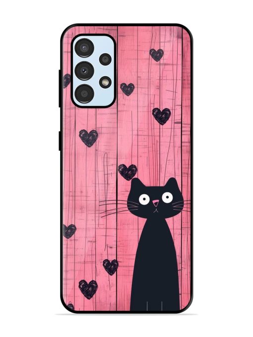 Feline Valentine'S Day Glossy Soft Edge Case for Samsung Galaxy A33 (5G) Chachhi