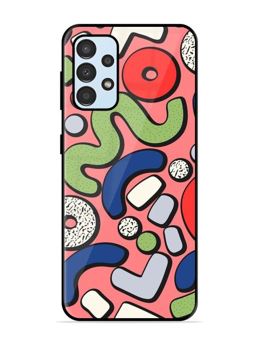 Groovy Geometric Shapes Glossy Soft Edge Case for Samsung Galaxy A33 (5G) Chachhi