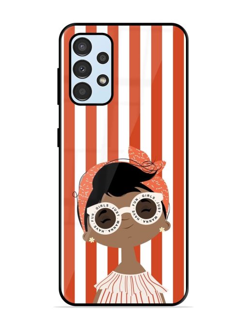 Girls Just Wanna Have Fun Glossy Soft Edge Case for Samsung Galaxy A33 (5G) Chachhi