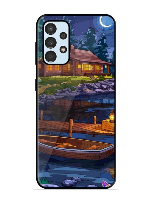 Moonlit Serenity Glossy Soft Edge Case for Samsung Galaxy A33 (5G)