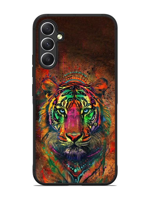 Cosmic Tiger Glossy Soft Edge Case for Samsung Galaxy A34 (5G)