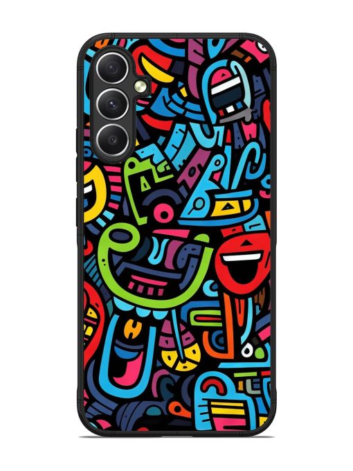 Doodlephoria Glossy Soft Edge Case for Samsung Galaxy A34 (5G)