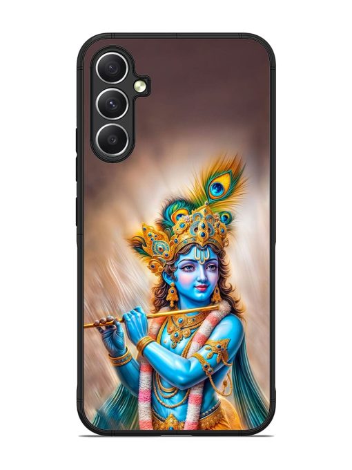 Divine Krishna Glossy Soft Edge Case for Samsung Galaxy A34 (5G)