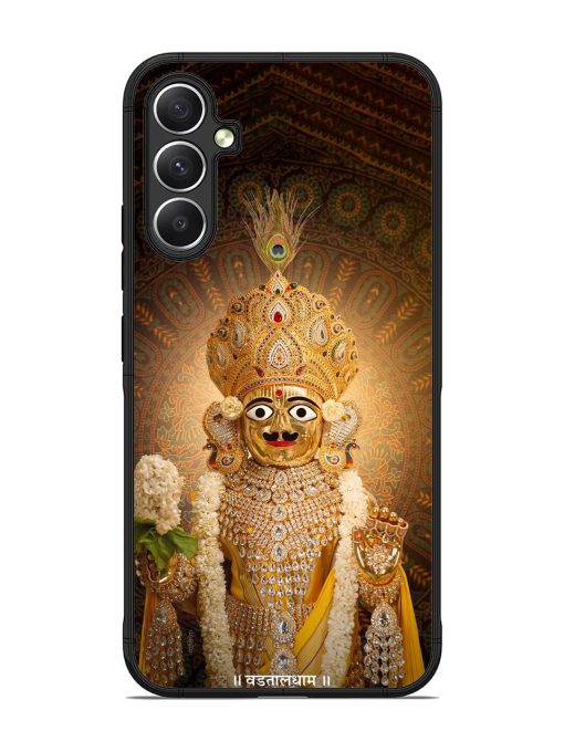 Hare Krishna Maharaj Glossy Soft Edge Case for Samsung Galaxy A34 (5G)