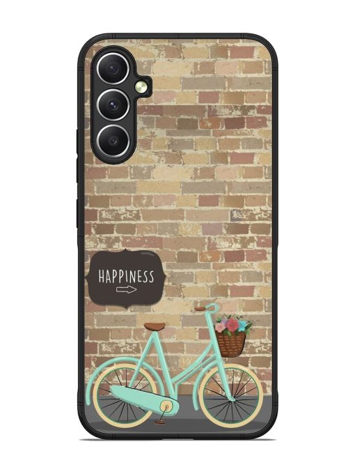 Pedaling Towards Happiness Glossy Soft Edge Case for Samsung Galaxy A34 (5G)