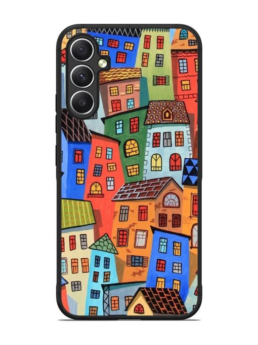 Rainbow House Glossy Soft Edge Case for Samsung Galaxy A34 (5G)