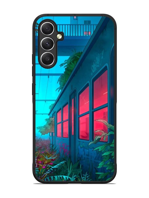 Urban Jungle Glossy Soft Edge Case for Samsung Galaxy A34 (5G)