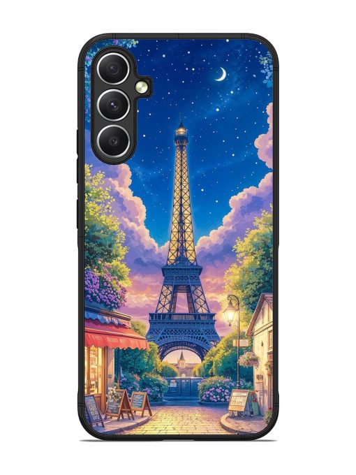 Twilight In Paris Glossy Soft Edge Case for Samsung Galaxy A34 (5G)