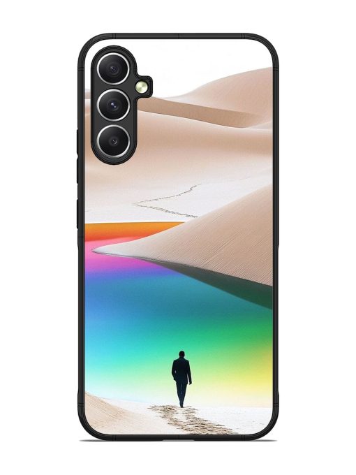 Desert Dreams Glossy Soft Edge Case for Samsung Galaxy A34 (5G)