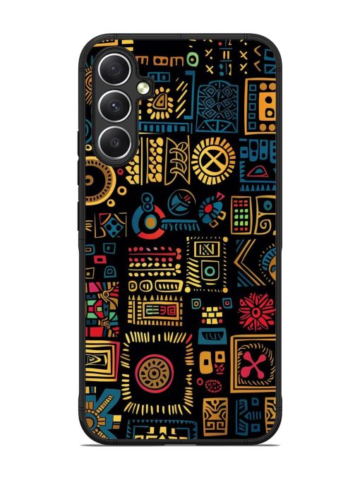 Tribal Tapestry Glossy Soft Edge Case for Samsung Galaxy A34 (5G)