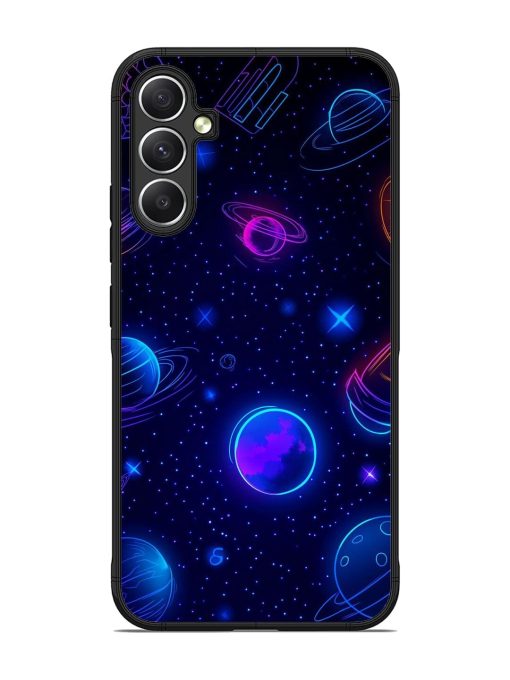 Neon Cosmos Glossy Soft Edge Case for Samsung Galaxy A34 (5G)