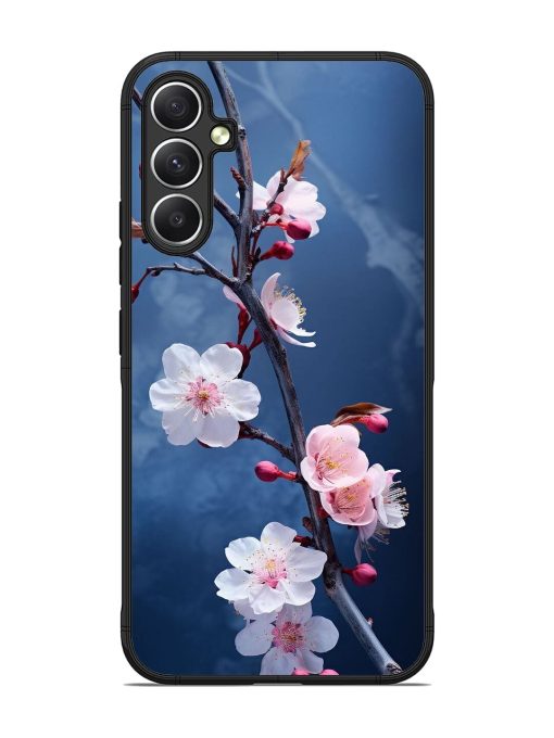 Delicate Blossoms Glossy Soft Edge Case for Samsung Galaxy A34 (5G)