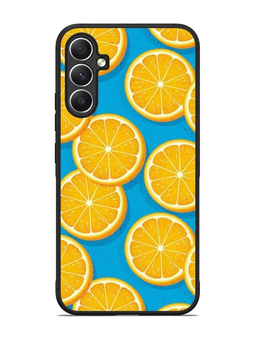 Citrus Symphony Glossy Soft Edge Case for Samsung Galaxy A34 (5G)