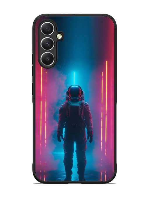 Neon Astronaut Glossy Soft Edge Case for Samsung Galaxy A34 (5G)