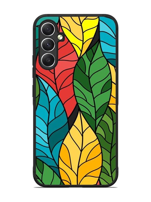 Foliage Fiesta Glossy Soft Edge Case for Samsung Galaxy A34 (5G)