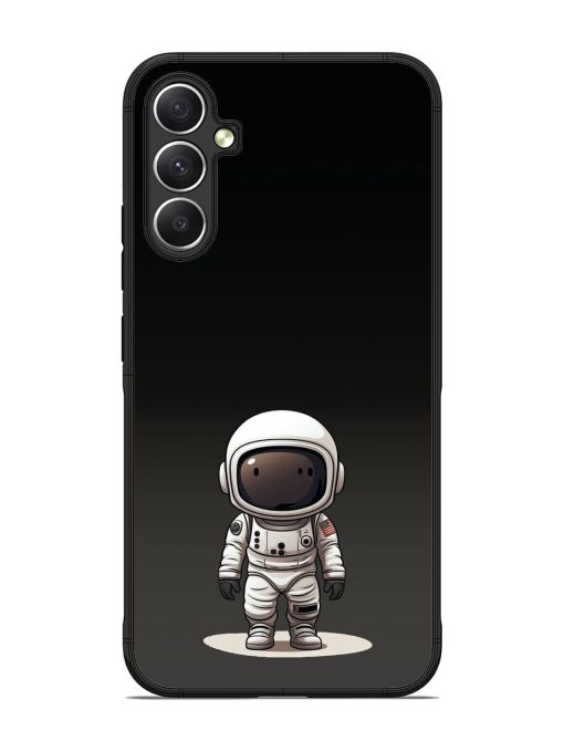 Neon Astronaut Glossy Soft Edge Case for Samsung Galaxy A34 (5G)